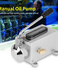 Heavy Duty Lubricating Oil Pump For Lathe And Milling Machines Double Port Manual Oil Oiler With Metal Body Leak Proof Seals Easy Hand Pump Action