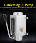 Heavy Duty Lubricating Oil Pump For Lathe And Milling Machines Double Port Manual Oil Oiler With Metal Body Leak Proof Seals