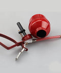 Easy Grip 400ml Manual Oiler Can with Red Lever for Precise Lubrication hand pump with flexible hose, detailed view