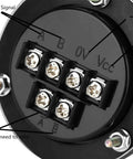 Back view of Pro Grade Handwheel Pulse Encoder For CNC Mills And Router Control, showing six terminals and screw connectors