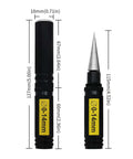 Model Hole Expander Tool Pro Grade 0 to 14mm Manual Reamer showing size dimensions for use on aircraft shells and carbon plates.
