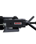 Manual Steel Bending Brake With Four Inch Capacity And 2.5 Ton Press Bench Top Mounted 90 Degree Bender side view