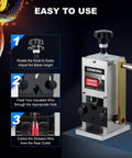 Manual Wire Stripper Machine For Scrap Wires 0.06 To 1 Inch And 1.5 To 25 Mm Range Drill Powered Cable Stripper setup guide