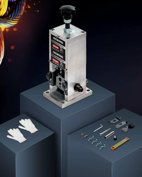Manual Wire Stripper Machine For Scrap Wires 0.06 To 1 Inch And 1.5 To 25 Mm Range Drill Powered Cable Stripper with accessories