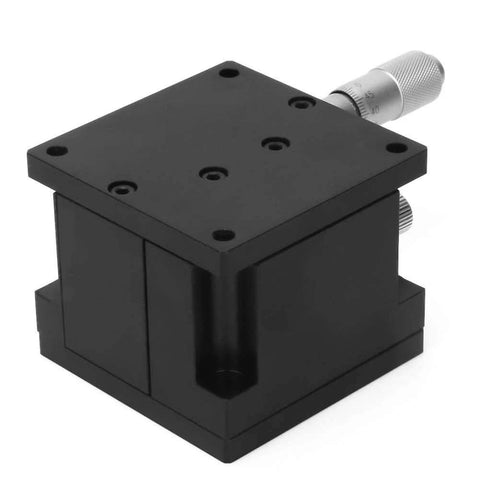 Manual Z Linear Stage,Micrometer Fine Tuning Bearing Slide Table,Precision Trimming Cross Roller Linear Position Stage 2.4 * 2.4in