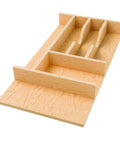 Natural Maple Right Size Utensil Insert Home Storage Kitchen Organizer 7 Compartment Drawer Accessory, 10-1/4" x 19-1/2, 4WCT-15SH-1