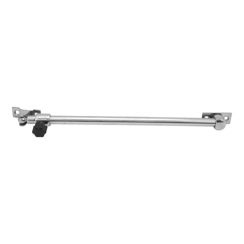 Marine-grade 304 stainless steel telescoping boat window/door support rod with mounting brackets