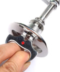 Close-up of corrosion-resistant 316 stainless steel cam latch for boats delivers a secure, watertight seal on hatches and deck compartments.
