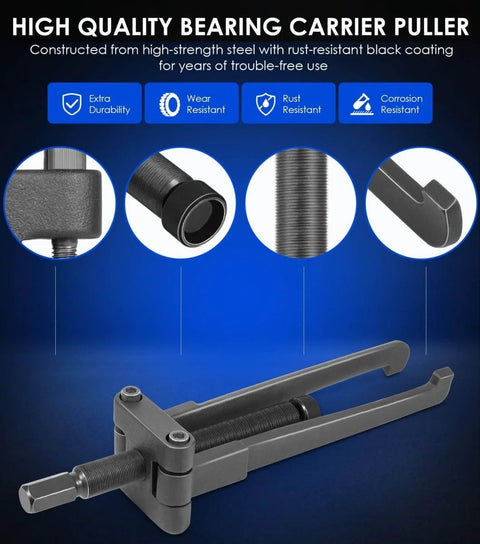 Lower Bearing Carrier Puller With Adjustable Arms For Outboard And Stern Drive Gearcases 115HP And Up, shown close-up