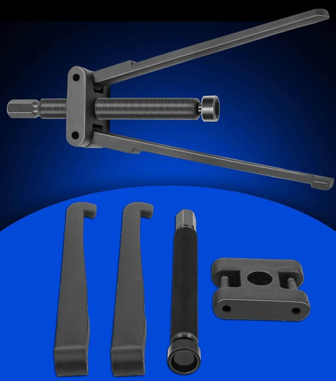Lower Bearing Carrier Puller With Adjustable Arms For Outboard And Stern Drive Gearcases 115HP And Up, steel components