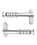 Two 1/4in stainless steel boat bimini quick-release pins with drop cam and springs