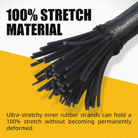 Heavy Duty Marine Grade Bungee Cords Roll 1/4 Inch By 100 Feet For Outdoor Use Elastic Shock Cord with inner rubber strands