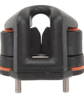 Tbest ball-bearing cam cleat, black nylon marine grade, small size 3–6 mm rope, two mounting bolts