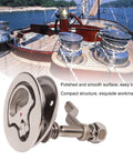2 Inch Stainless Steel Marine Cam Latch For Boat Hatch Lock Recessed Pull Handle Mounting Hole Lift Slam