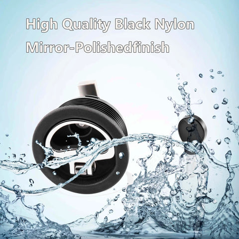 Durable marine cam latch with nylon body and 316 stainless steel cam bars delivers secure, flush mount locking