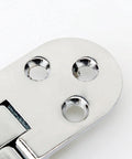Marine Grade Stainless Steel 316 Hidden Folding Table Hinges for Cabinets and Doors Concealed 180 Degree Turn Plate 66mm by 30mm