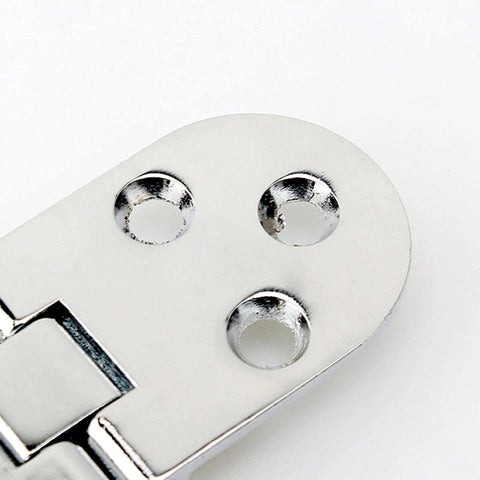 Marine Grade Stainless Steel 316 Hidden Folding Table Hinges for Cabinets and Doors Concealed 180 Degree Turn Plate 66mm by 30mm