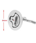 Marine Grade 316 Stainless Steel Boat Cam Latch With Flush Pull Handle And Adjustable Locking Arm Height Back Plate