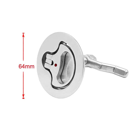 Marine Grade 316 Stainless Steel Boat Cam Latch With Flush Pull Handle And Adjustable Locking Arm Height Back Plate