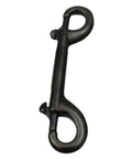 FytStycale 115mm black double-ended hook, marine-grade stainless steel for dog bucket and garage