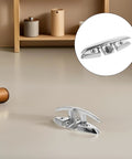 Hohopeti 2pcs 5-inch folding marine-grade stainless steel boat dock cleats for rope mooring