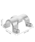 RUNROTOO marine-grade tube-to-tube clamp, 316 stainless steel handrail mount for 1-inch boat rails.