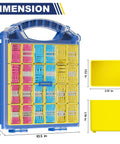 620 Piece Marine Grade Heat Shrink Wire Butt Connectors Kit for 22-10 AWG with tool case dimensions