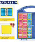 620 Piece Marine Grade Heat Shrink Wire Butt Connectors Kit in patented tool case with removable bins, Haisstronica