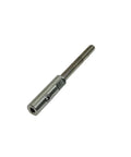 Marine Grade Stainless Steel Set Screw Stud for 3/16 Cable, 4 inch, 5/16-18 thread, corrosion-resistant design for marine use.