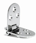Marine Grade Stainless Steel 316 Hidden Folding Table Hinges for Cabinets and Doors Concealed 180 Degree Turn Plate Saltwater Resistant 66mm by 30mm 2 or 4 Piece Pack Durable Hinge for Boat and Marine Furniture.