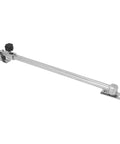 Side view of 304 stainless steel marine telescoping door/window adjuster with mounting plates