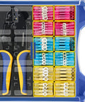 Marine Grade Heat Shrink Wire Connectors Kit With 380 Pieces For 22 To 10 AWG Wiring Including Ring Fork Butt Splices And 12 Sizes Waterproof Brazed Seams Organizer Pro Grade And Nine Inch Crimping Tool From Haisstronica