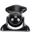 Luocute marine magnetic door stopper, black 316 stainless steel door catch with strong magnet, front view