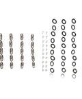 Marine Grade Twist Lock Fasteners with knob eyelets, 20 sets, includes 50 mounting screws (Amazon).