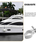 Jaw slide clamp for bimini canopy, marine-grade stainless steel, silver, 2-pack boat canopy hardware