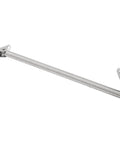 Side view of Semme 8-1/4in marine-grade stainless steel lid-holder support spring with end mounting brackets