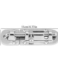 Hapivida marine boat door lock latch, 316 stainless steel slide bolt clasp, 90mm length (front view)