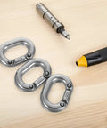Set of 3 8mm stainless steel marine-grade quick links for boat anchor chain repair
