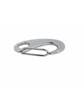 Marine Grade T316 stainless steel gate snap hook with round base, 3-3/4 in, Amazon brand.