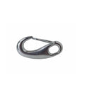Front view of marine-grade T316 stainless steel gate snap hook, 3-3/4 in, 1000 Lbs WLL.