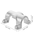 RUNROTOO marine-grade 316 stainless steel tube-to-tube clamp for boat railings, fits 1-inch poles