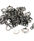 Twist lock fasteners, 50-set pack, marine-grade stainless steel turn-buttons for canvas