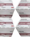 Four boxes of Maroon General Purpose Hand Pad 9x6 Inches Scotch Brite 20 Count Pack, each labeled 3M.