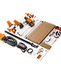 Masuter Pro 3 Axis CNC Router Machine With All Metal Construction and Linear Rail Z Axis unassembled kit on white background