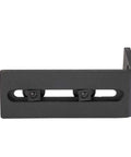 Matte Black Adjustable Barn Door Floor Guide Roller With Wall Mount, Guard Against Door Sway And Floor Damage, Carbon Steel Construction