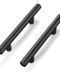 Matte Black Cabinet Handles 60 Pack With 3 Inch Hole Centers And 5 Inch Overall Length Stainless Steel Drawer Pulls