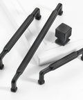 10 Pack Matte Black Cabinet Pulls With 5 Inch Center To Center Measurement Solid Zinc Alloy Drawer Handles For Kitchen Cabinets