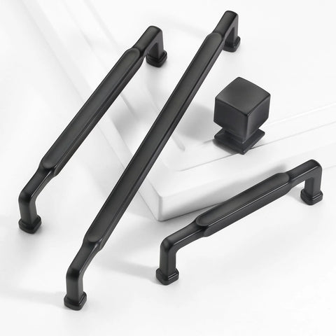 black dresser pulls Drawer The Flat Black finish gives it a clean Franklin Brass 10-Pack Bar 4