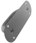 Front view of Two Pack Door Handle Pull Plate Stainless Steel Heavy Duty Barn Door Pull Handle For Sliding Barn Door Kitchen Cabinet Matte Black 7.8 Inch By 2.5 Inch Ideal For Residential And Commercial Use With Minimalist Aesthetic Durable Rust Resistant Hardware