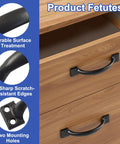 Product features of 4 Pack 4 Inch Metal Door Handles Rustic Bow Pulls with Vintage Arched Design in Matte Black Iron for furniture upgrades